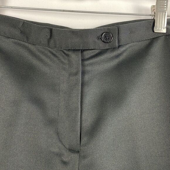 Giorgio Armani Black Satin Trousers - Picture 2 of 4